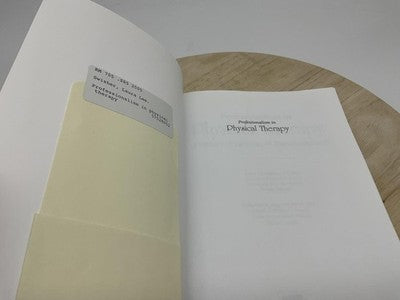 Professionalism In Physical Therapy Swisher Page Elsevier PB Medical 2005 Book