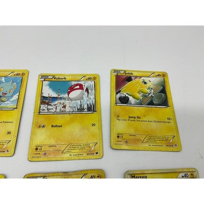 Pokemon TCG Electric Card Lot 6pc Shinx Voltorb Joltik Chinchou Tynamo Mareep