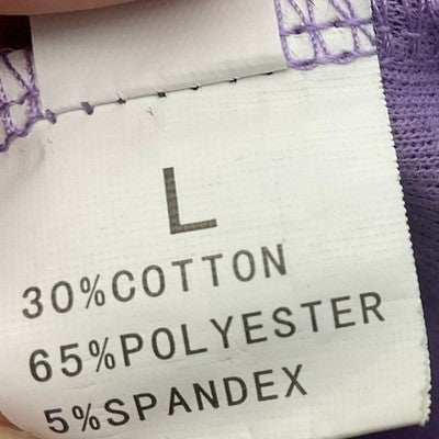 Shein Sweatshirt Women Large Purple Cropped Mock Neck Relaxed Streetwear