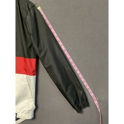 Encrypted Supply Company Windbreaker Pullover Jacket Mens Large Hooded