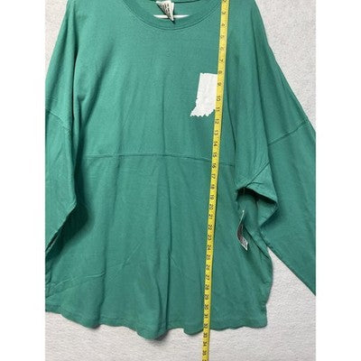 Indiana Shirt Womens 2XL Seafoam Long Sleeve Spirit Jersey Royce Brand 1816