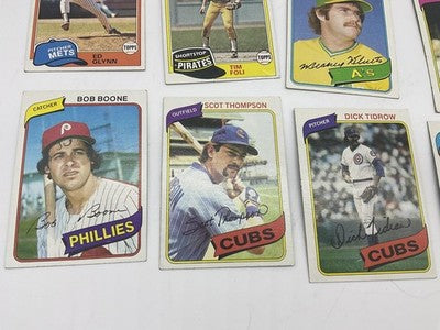 1978 Topps Baseball 20 Cards Vintage Blyleven Hough Boone Puhl Mendoza
