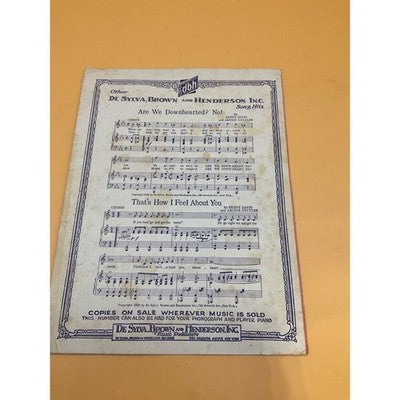 Lot of 4 Vintage Sheet Music – Jazz Age & Sentimental Songs, "The Song I Love"