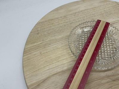 Pressed Glass Round Dish Clear Starburst Diamond Pattern Plate Small Coaster