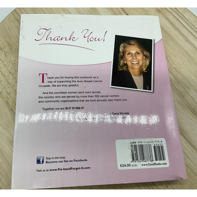 Fix-It and Forget-It Pink Cookbook Phyllis Pellman Good Slow Cooker Softcover