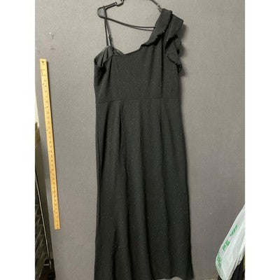 VFSHOW 3XL W Ruffle One Shoulder Strap Ruched Formal Maxi Dress Long Gown - NWT