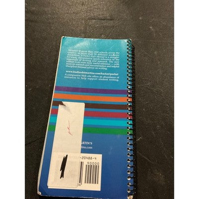 A Pocket Style Manual 3rd Edition Spiral Bound Diana Hacker Writing Guide