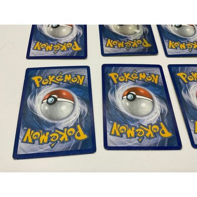 Pokemon Water Type Card Lot 7pc Squirtle Lombre Reverse Holo Blue TCG Bundle