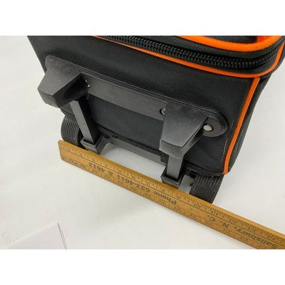 Pyramid Bowling Ball Bag Unisex OS Black Orange Rolling 2 Ball Tote Carrier