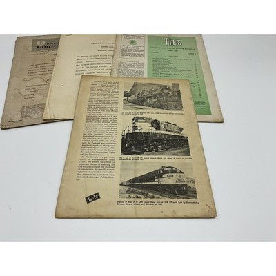 Vintage Railroad Model Craftsman Rail Magazine Lot Train Brochures Pamphlets