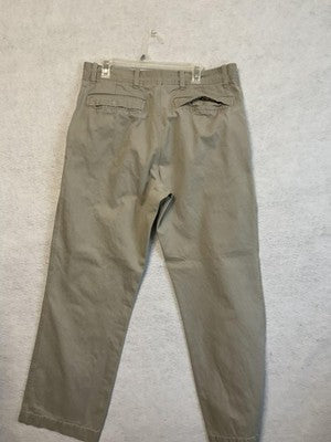 Old Navy Pants Mens 36x32 Beige Loose Khakis Relaxed Fit Straight Leg Casual