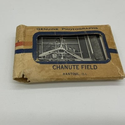 Chanute Field Rantoul ILL Vintage Souvenir Photo Booklet Tan Military Aviation