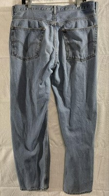 VTG Levi's 560 Jeans Men 34x29 Blue Light Wash Relaxed Fit Tapered Denim 5Pocket