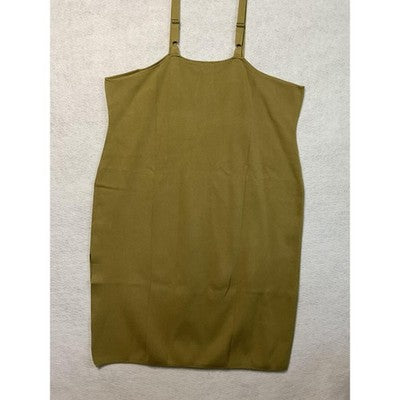 The Drop Dress Womens 5X Olive Green Knit Bodycon Bustier Adjustable Straps