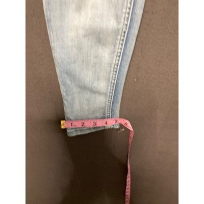 Indigo Rein Forever Jeans Size 5 Light Wash Skinny Ankle Patch Distressed Fun