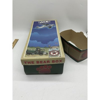 Vintage 1998 Ace Texaco Flying Pioneer Monkey Island Teddy Bear W Box Aviator