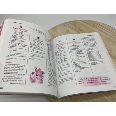 Fix-It and Forget-It Pink Cookbook Phyllis Pellman Good Slow Cooker Softcover