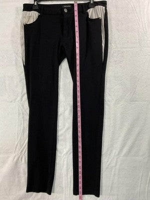 Shinestar Pants Womens 2XL Black Jegging Stretch Knit Slim Leg Zip Pockets