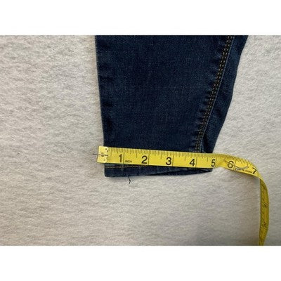 SO Jeans Juniors 1 Blue Dark Wash FLXStretch Skinny Distressed Ripped Low Rise