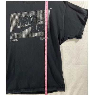Nike Air Basketball T-Shirt Mens Small Black Graphic Short Sleeve Tee Cotton
