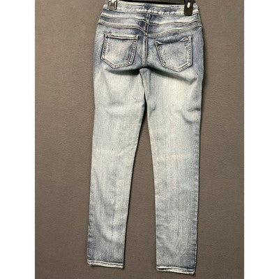 Rue21 Jeans Womens 1/2R Blue High Waist Skinny Freedom Flex Stretch Denim Pants