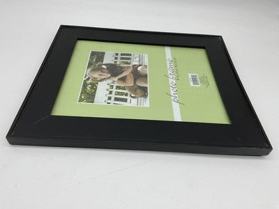 Black Photo Frame 8x10 Plastic Rectangular Free Standing Tabletop Picture