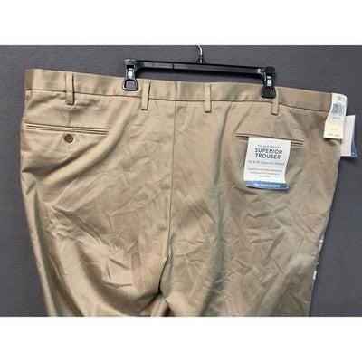 Dockers Superior Trouser W50 L30 Khaki Pants Big & Tall Classic Fit NWT