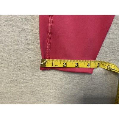 AENLLEY Leggings Womens XL Pink High Rise Yoga Pants Pockets Stretch Activewear