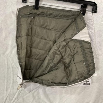 Arctix Skirt Womens Medium White Quilted Insulated Snow Ski Short Microfiber