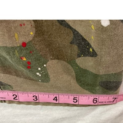 Smoke Rise Cargo Pants Mens 36/34 Camo Distressed Paint Splatter Streetwear SR91