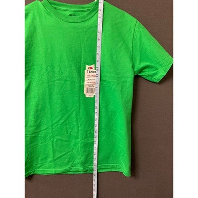 Fruit of the Loom Youth XXL Green T-Shirt 18 Boys' 100% Cotton NEW