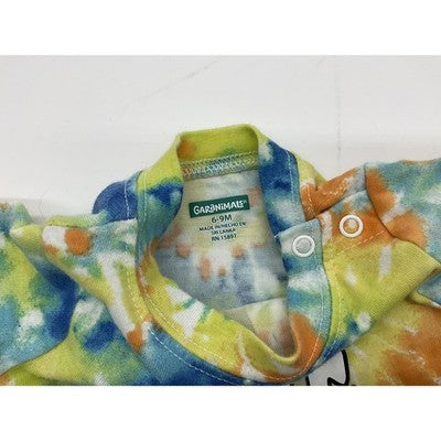 Cat & Jack Garanimals Bodysuit Baby 6-9M Green My Auntie Favorite Tie Dye Love