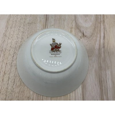 Royal Doulton VTG Bunnykins Cereal Bowl Camping Scene Nursery Ware Made England