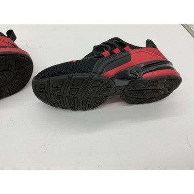 Puma Shoes Boys Size 11C Black Red SoftFoam+ Running Training Athletic 376358-01