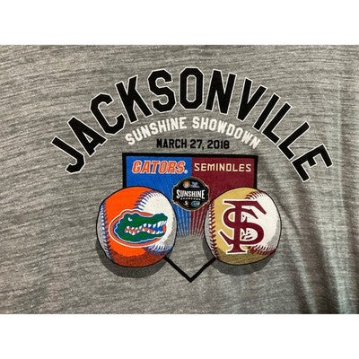 Jacksonville Sunshine Showdown 2018 T-Shirt XL Florida Gators Seminoles