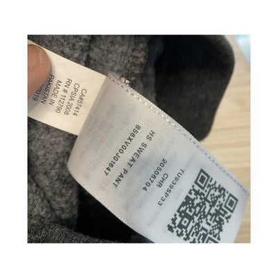 True Religion Pants Unisex Kids Small Gray Logo Ankle Joggers Sweatpants Fleece