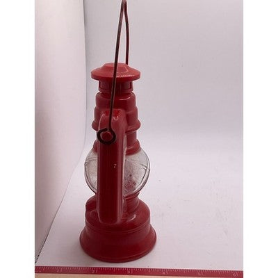 Vintage AVON Country Lantern Red Decanter, Collectible, Minor Paint Wear EMPTY