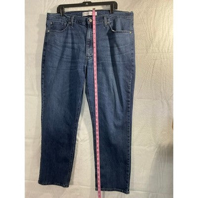 Signature by Levi Strauss & Co S67 Athletic Jeans Mens 40x28 Blue Stretch Denim