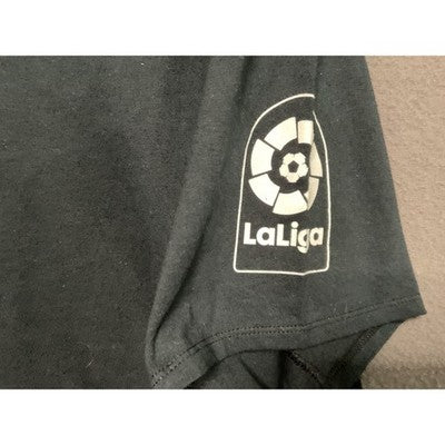Nike Tee NWT LaLiga El Clasico Graphic Tee Black Gold Cotton Womens XL