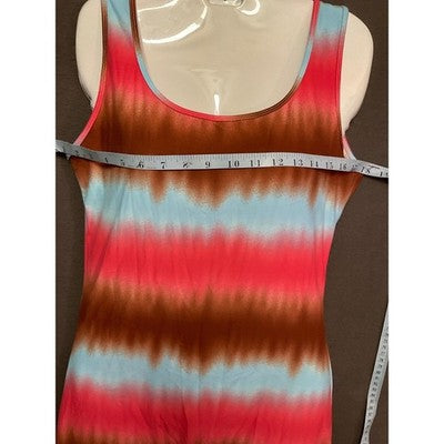 AQ-Sport Tie-Dye Sleeveless Romper Large Boho Festival Jumpsuit NWT
