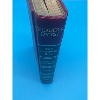 1997 Readers Digest Condensed Books Volume 1 The Runaway Jury Critical Judgment