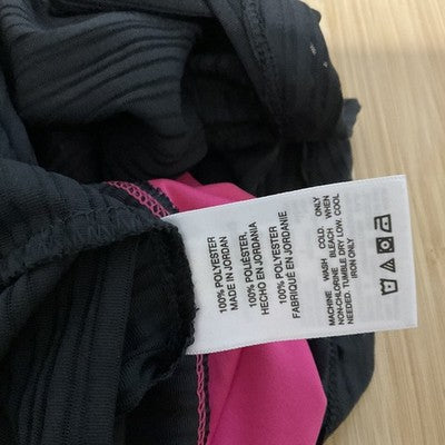 Soffe Dri Racerback Colorblock Athletic Tank Top Moisture Wicking Pink S NWT
