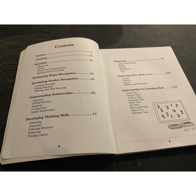 1 2 3 Math Jean Warren Pre-K Activities Book Totline Bears Preschool Ages 3–5