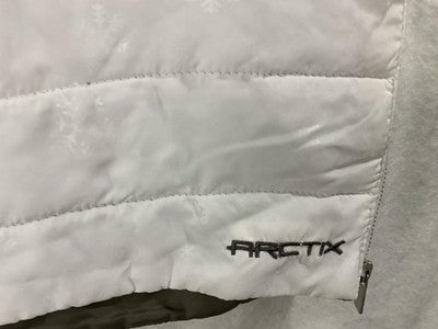 Arctix Skirt Womens Medium White Quilted Insulated Snow Ski Short Microfiber