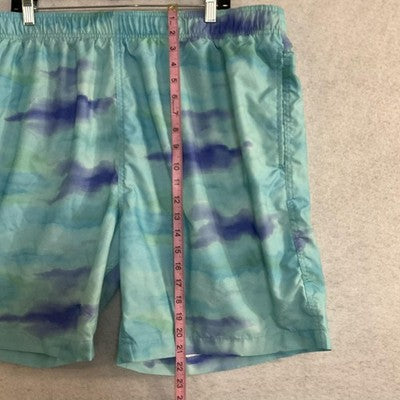 Laguna Swim Shorts Mens 2XL Multicolor Tie Dye Elastic Waist Lined Pockets Beach