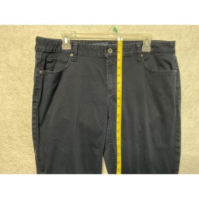 Arizona Jean Co Jeans Womens 17 Navy Skinny Stretch Five Pocket Mid Rise Juniors