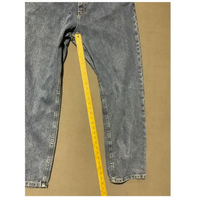 Wrangler Jeans Mens 38x32 Blue Relaxed Fit Stone Wash Straight Leg Denim Classic
