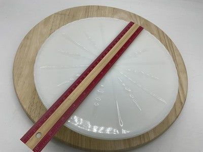 Vintage Milk Glass Cake Stand White 10 Inch Sunburst Scalloped Pedestal Platter