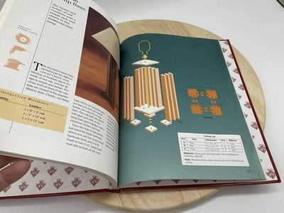 Vintage Home Woodworking Projects Vol 2 Handyman Club Red HC 1997 USA Book