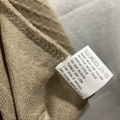 RISKROLE Jacket Mens 3XL Beige Textured Track Full Zip Elbow Patch Geometric